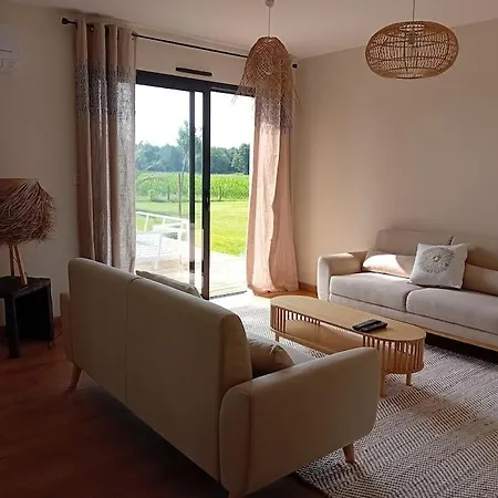 Maison Neuve Avec Piscine Chauffee, 4 Kms De Contis サン・ジュリアン・アン・ボルヌ