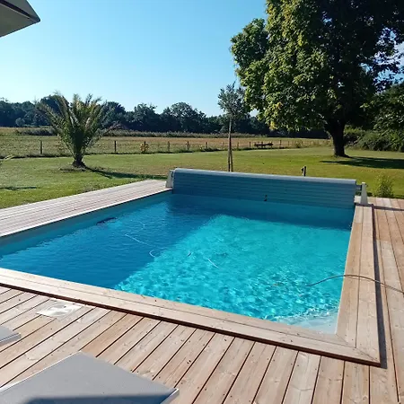 Maison Neuve Avec Piscine Chauffee, 4 Kms De Contis * サン・ジュリアン・アン・ボルヌ